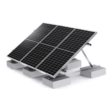 Estrutura do suporte solar solar solar para telhado plano Acessórios de grampos de alumínio PV PV